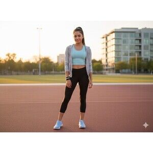 Skechers Light Blue Women's Slip-On Sneakers Size 6.5 Memory Foam